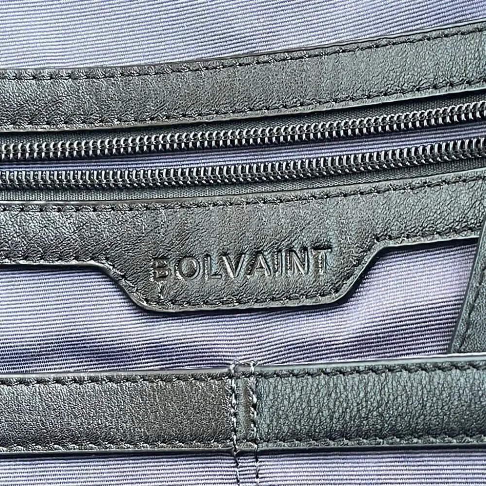 Bolvaint Giles leather and canvas backpack